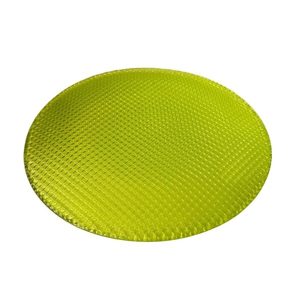 Villeroy & Boch Colour Buffet Charger Plate Green 12” Crystal Glass Set Of 2 - Picture 5 of 8